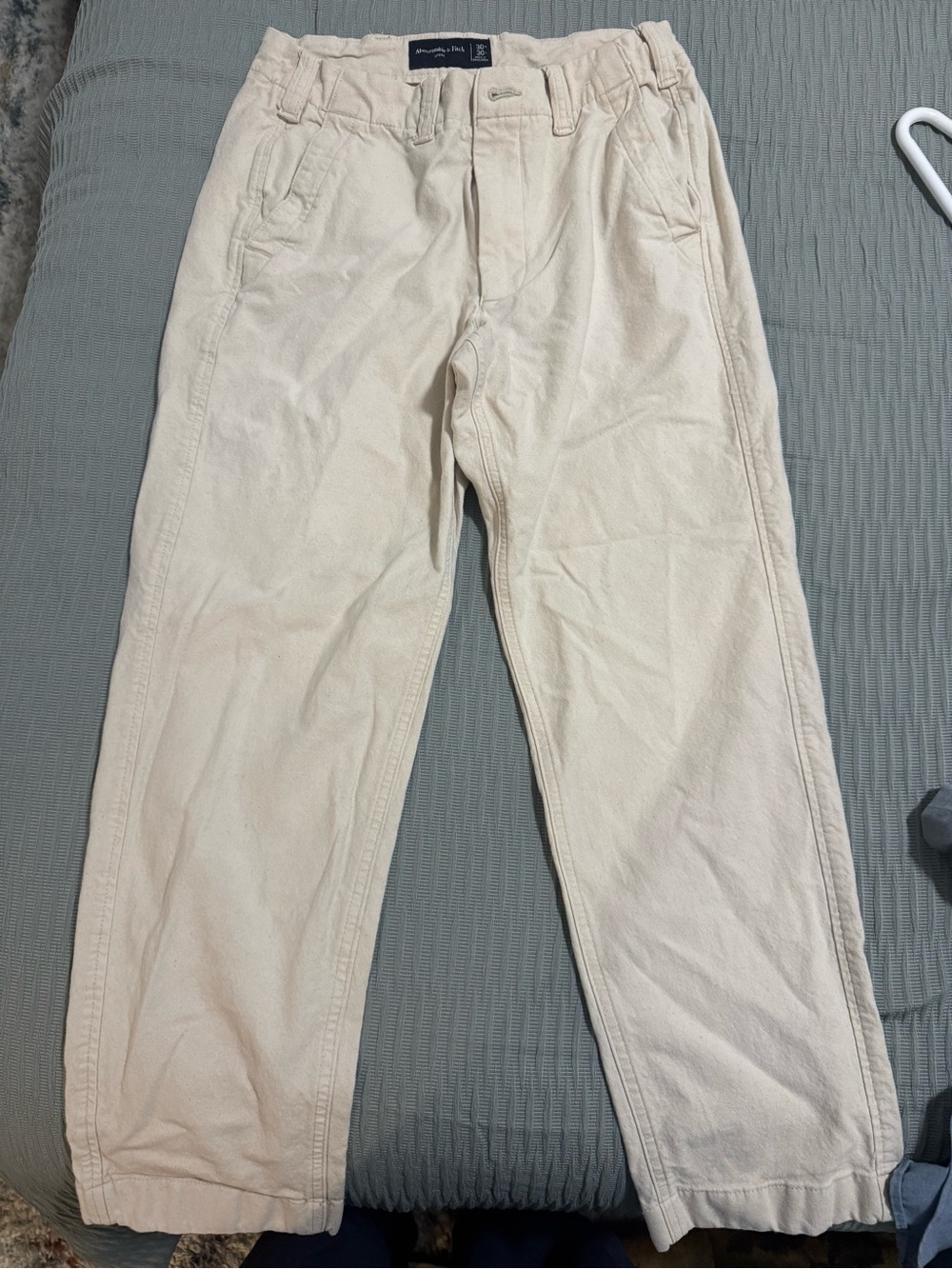 Men's Beige Casual Pants - Abercrombie